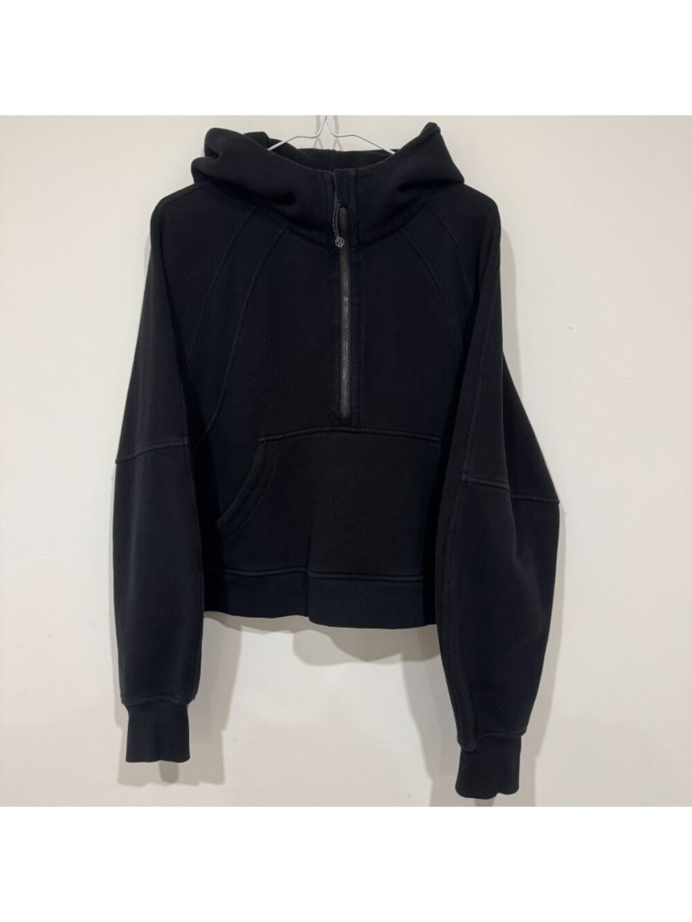 Lululemon Scuba Oversized 1/2 Zip Hoodie Black Size M/L